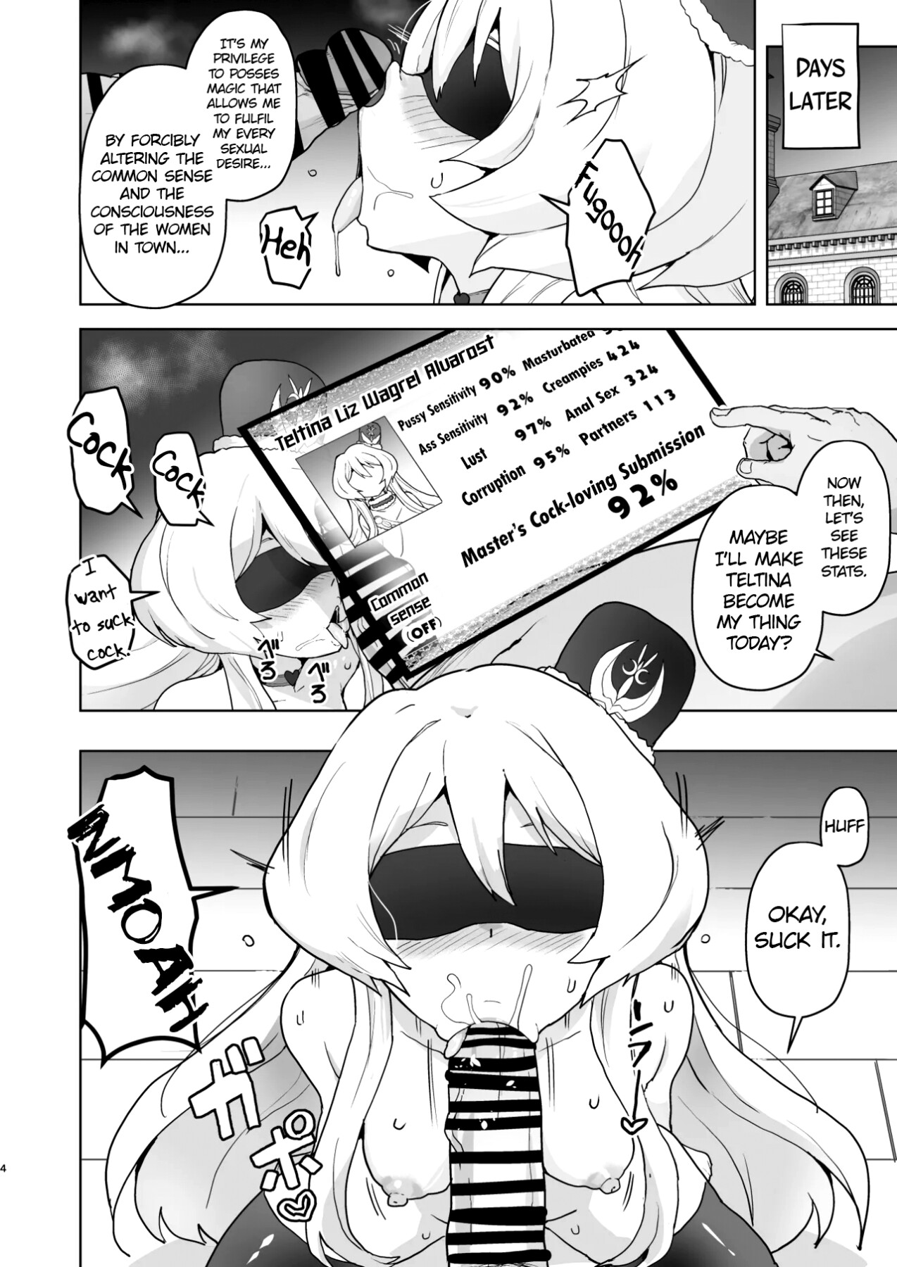 Hentai Manga Comic-Privilege erotic magic, the fall of a happy succubus-Read-3
